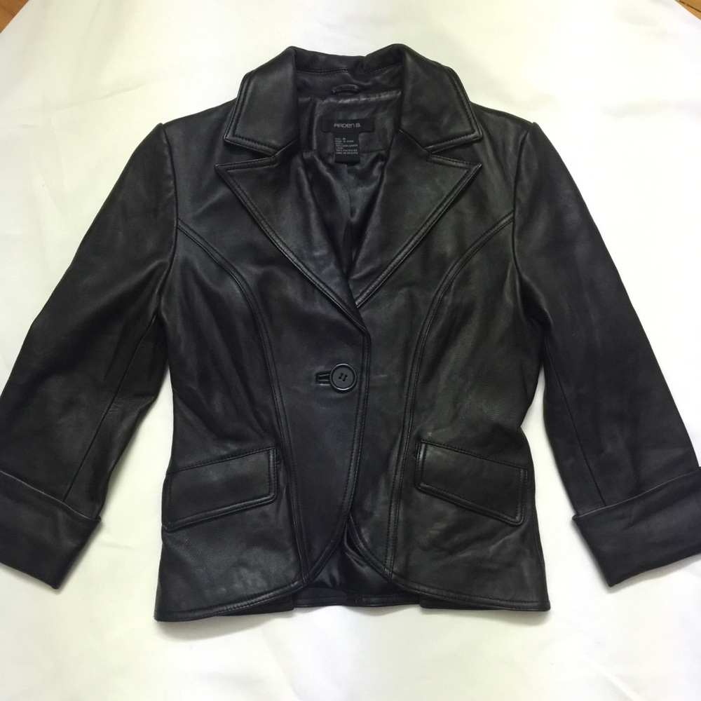 Arden b lamb leather jacket